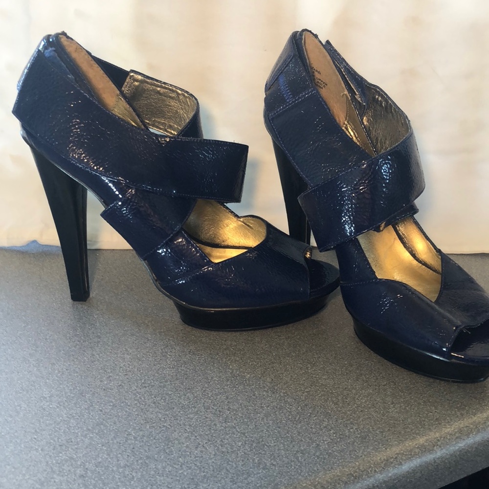 Steve Madden wrap around royal blue heels